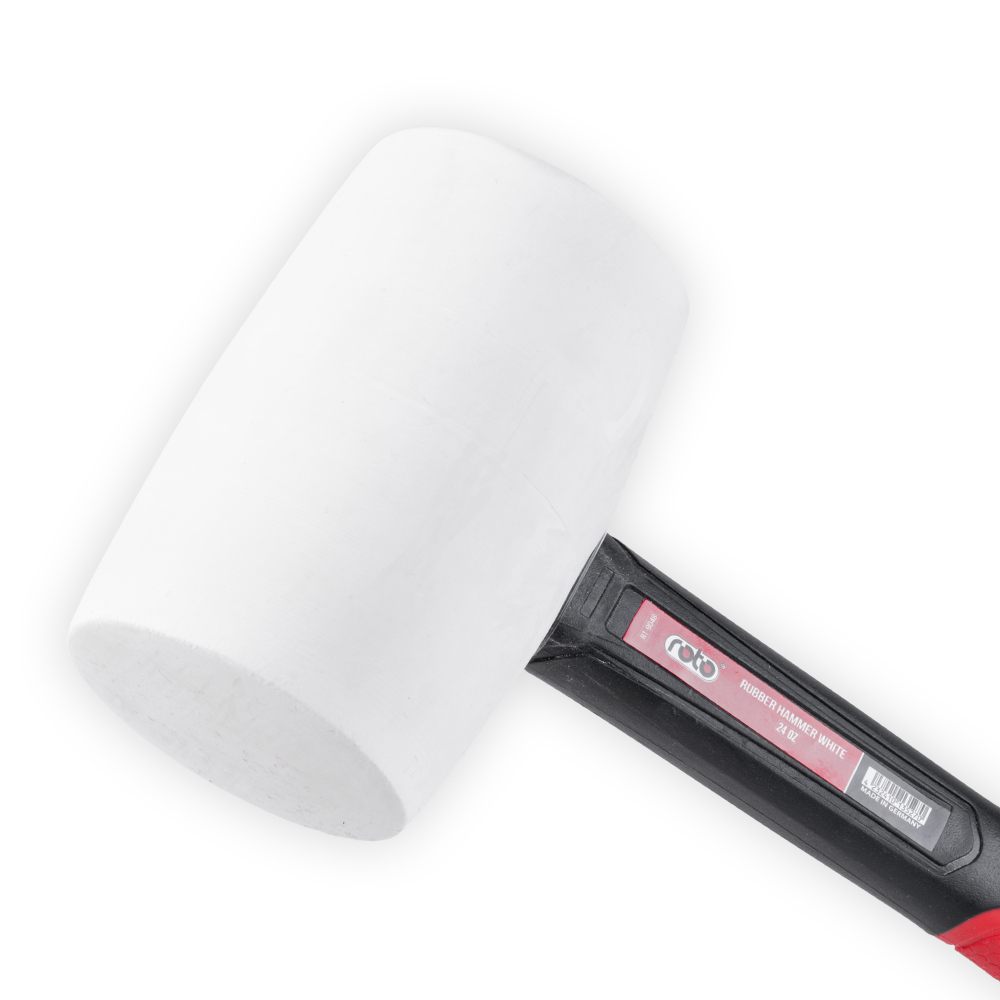 WHITE RUBBER MALLET HAMMER