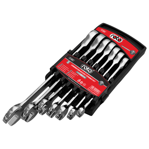 7Pcs Ratchet Spanner Set