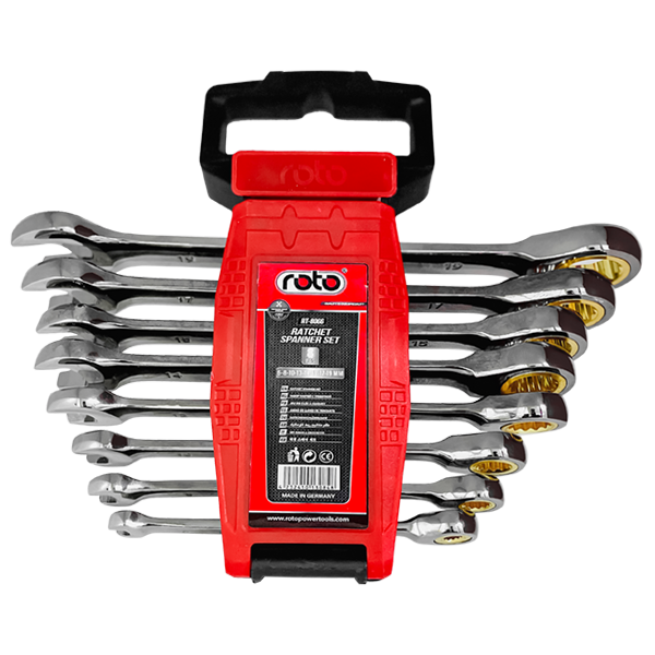 8Pcs Ratchet Spanner Set