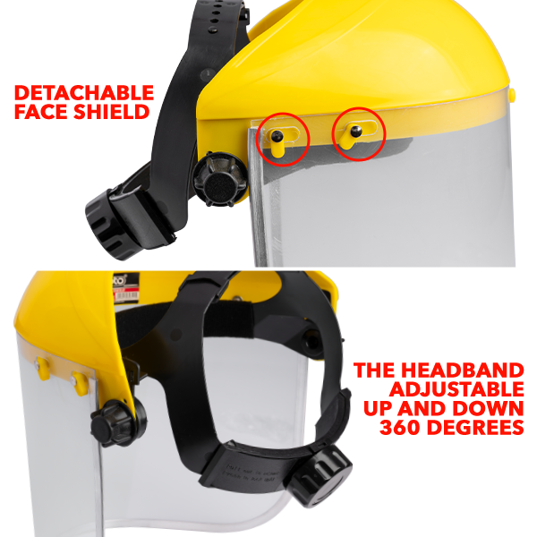 TRANSPARENT FACE SHIELD