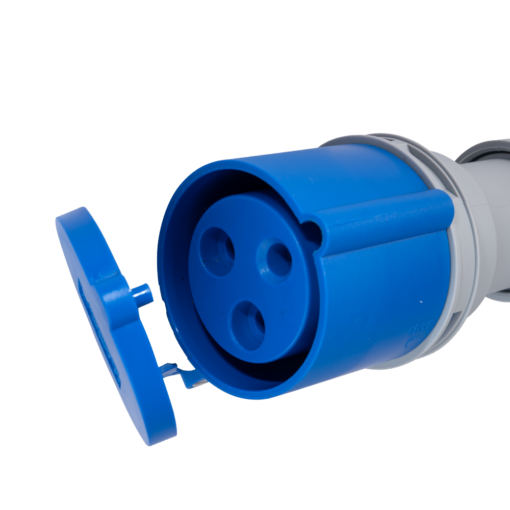 INDUSTRIAL PLUG SOCKET 3PIN 16A (IP55 STANDARD)