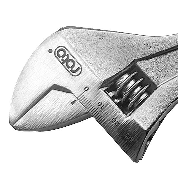 Adjustable Wrench Rubber Handle