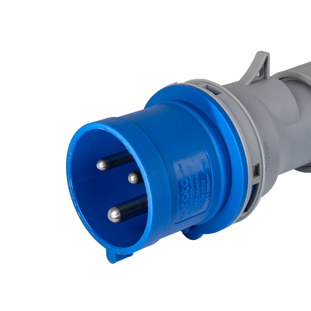 INDUSTRIAL PLUG SOCKET 3PIN 32A (IP55 STANDARD)