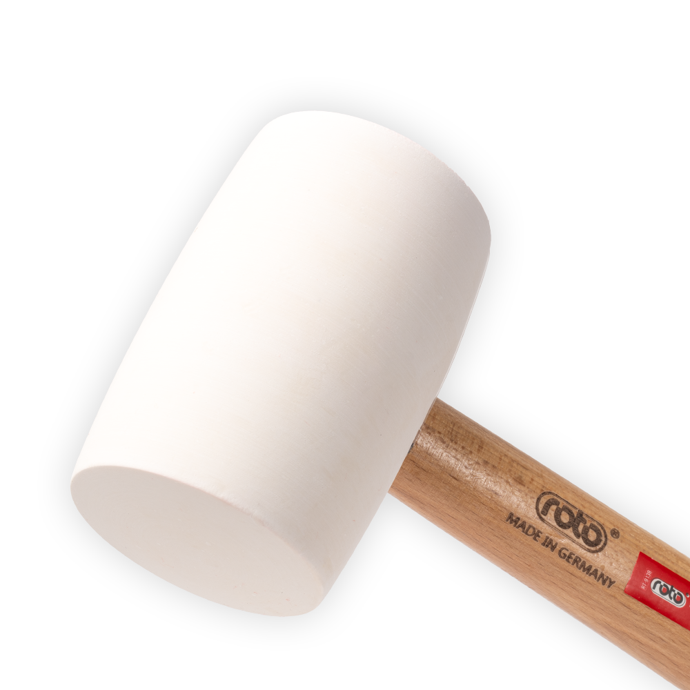 WHITE RUBBER MALLET HAMMER