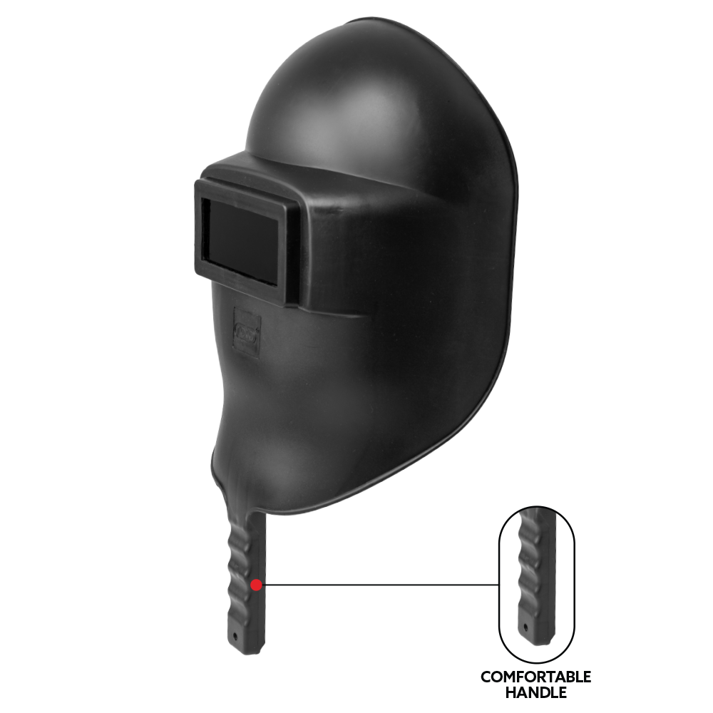 HAND HELD WELDING FACE MASK