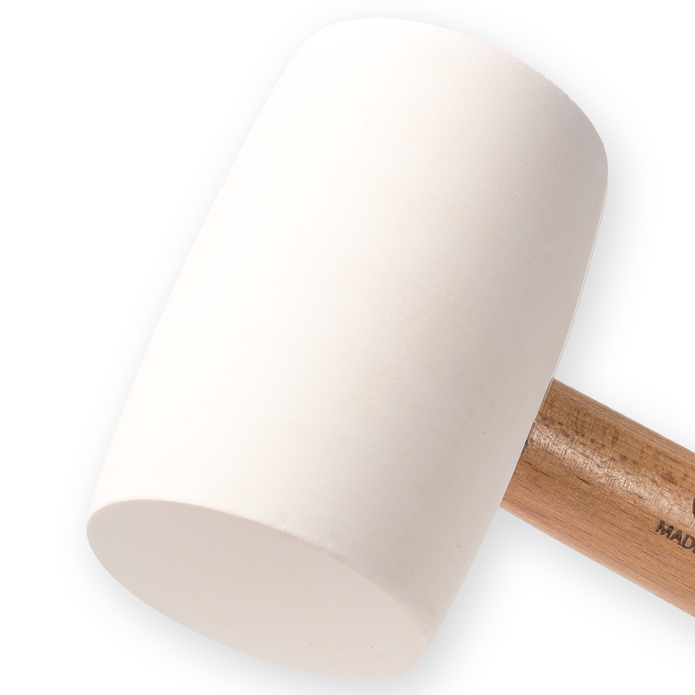 WHITE RUBBER MALLET HAMMER