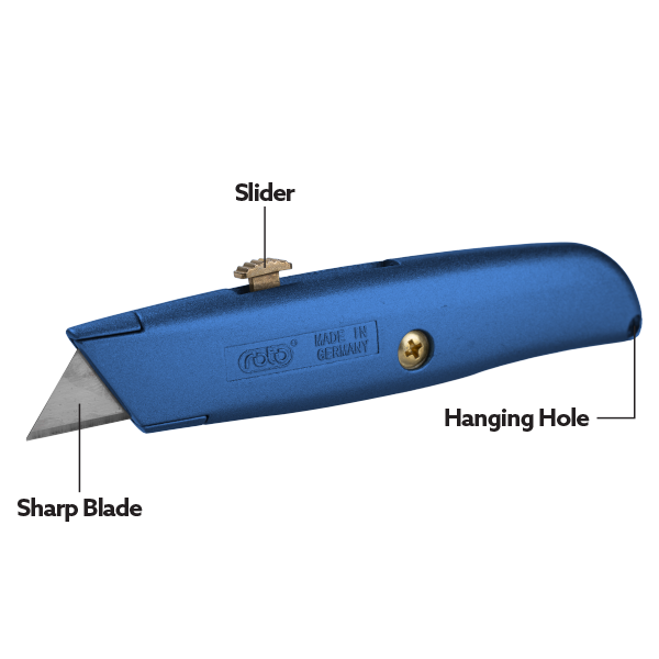 UTILITY KNIFE ZINC-635X