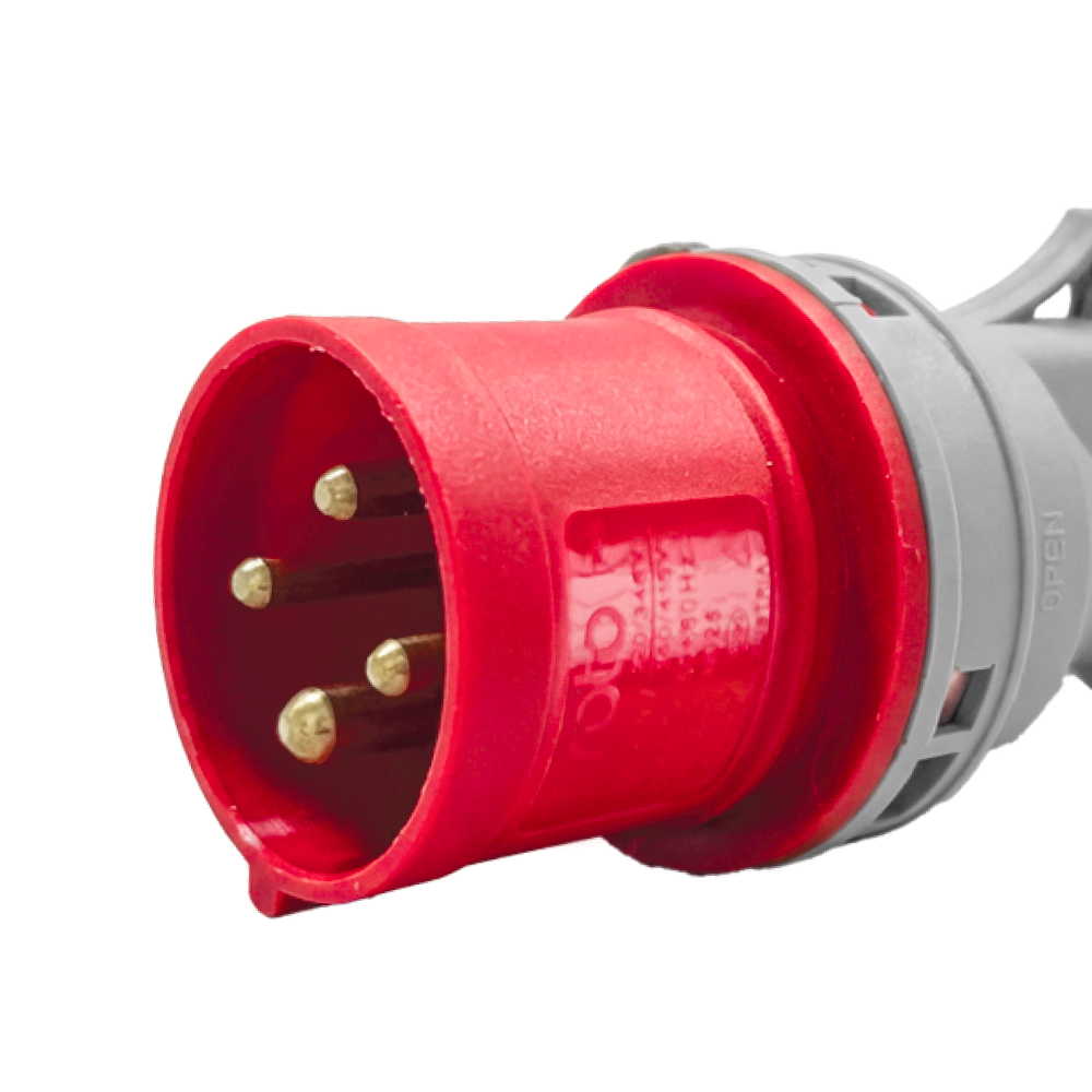 INDUSTRIAL PLUG SOCKET 4PIN 32A (IP55 STANDARD)