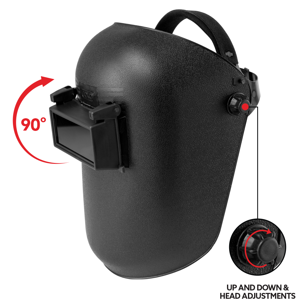 WELDING FACE SHIELD LONG WINDOW
